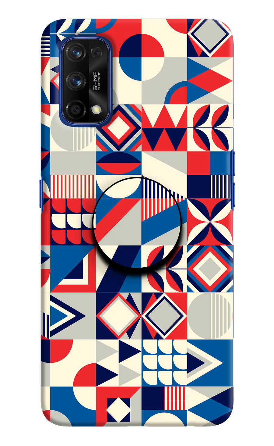 Colorful Pattern Realme 7 Pro Pop Case, Hard case