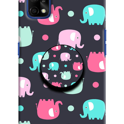 Baby Elephants Realme 7 Pro Pop Case by Casekaro