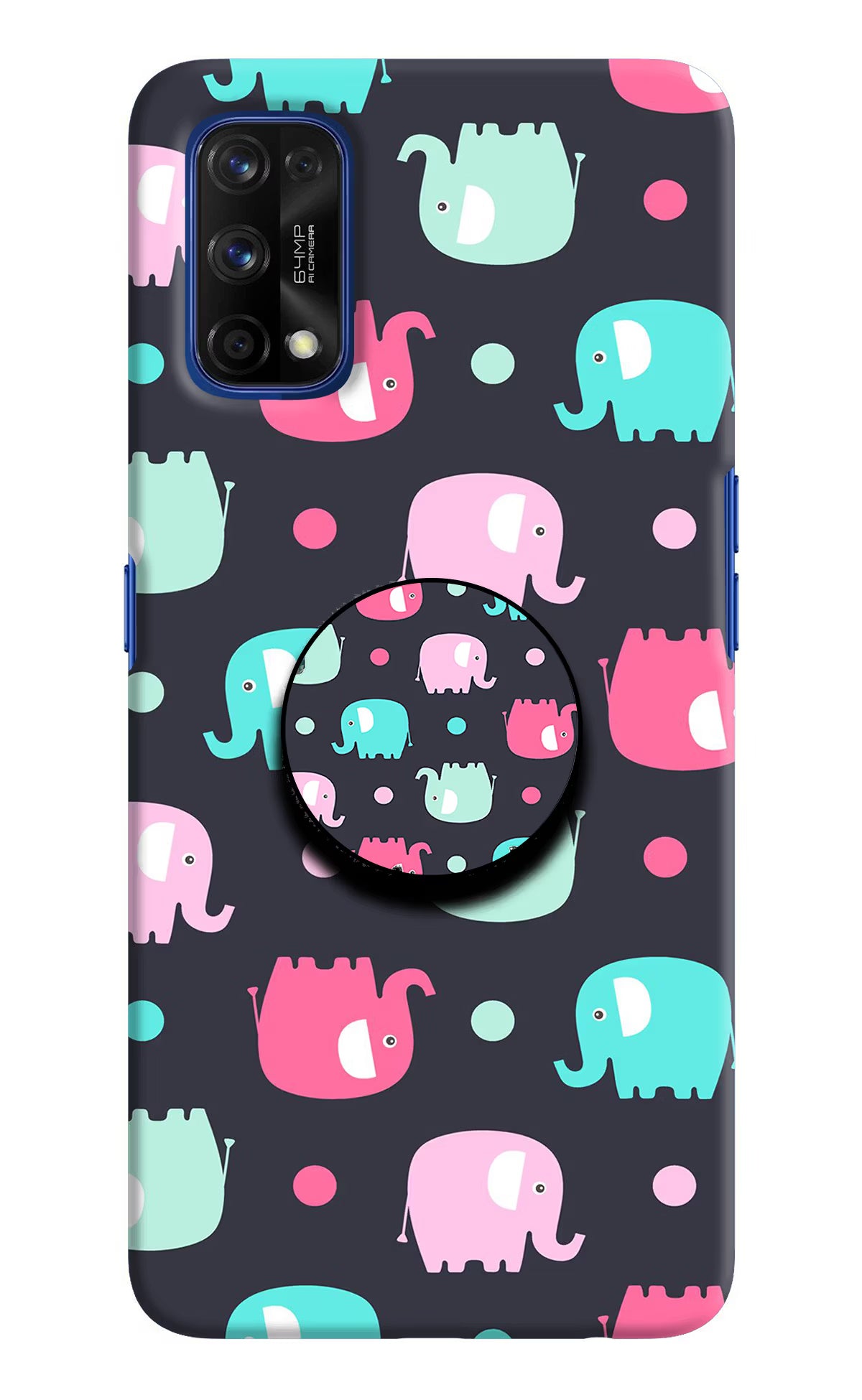 Baby Elephants Realme 7 Pro Pop Case by Casekaro