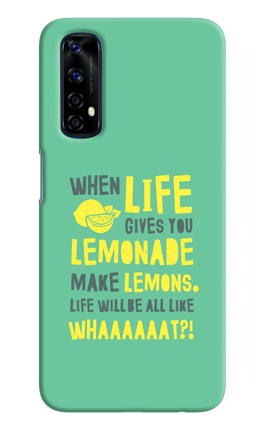 Quote Realme 7/Narzo 20 Pro Back Cover, Hard case
