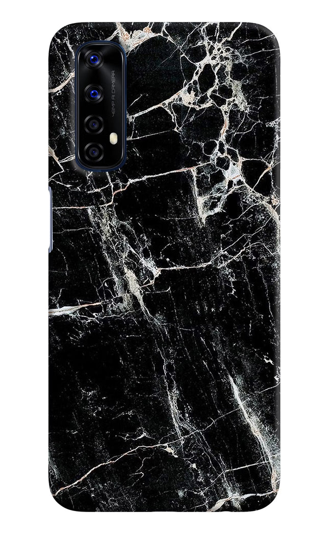 Black Marble Texture Realme 7/Narzo 20 Pro Hard Case Back Cover by Casekaro