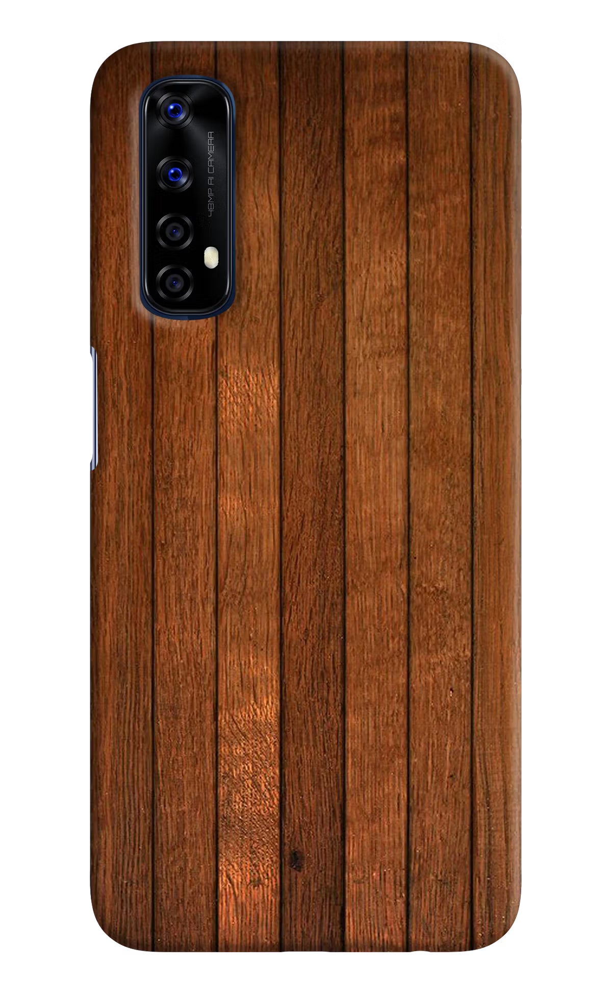 Wooden Artwork Bands Realme 7/Narzo 20 Pro Hard Case Back Cover by Casekaro