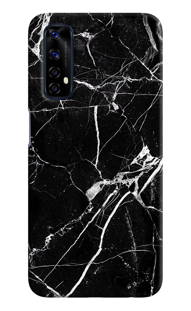 Black Marble Pattern Realme 7/Narzo 20 Pro Hard Case Back Cover by Casekaro
