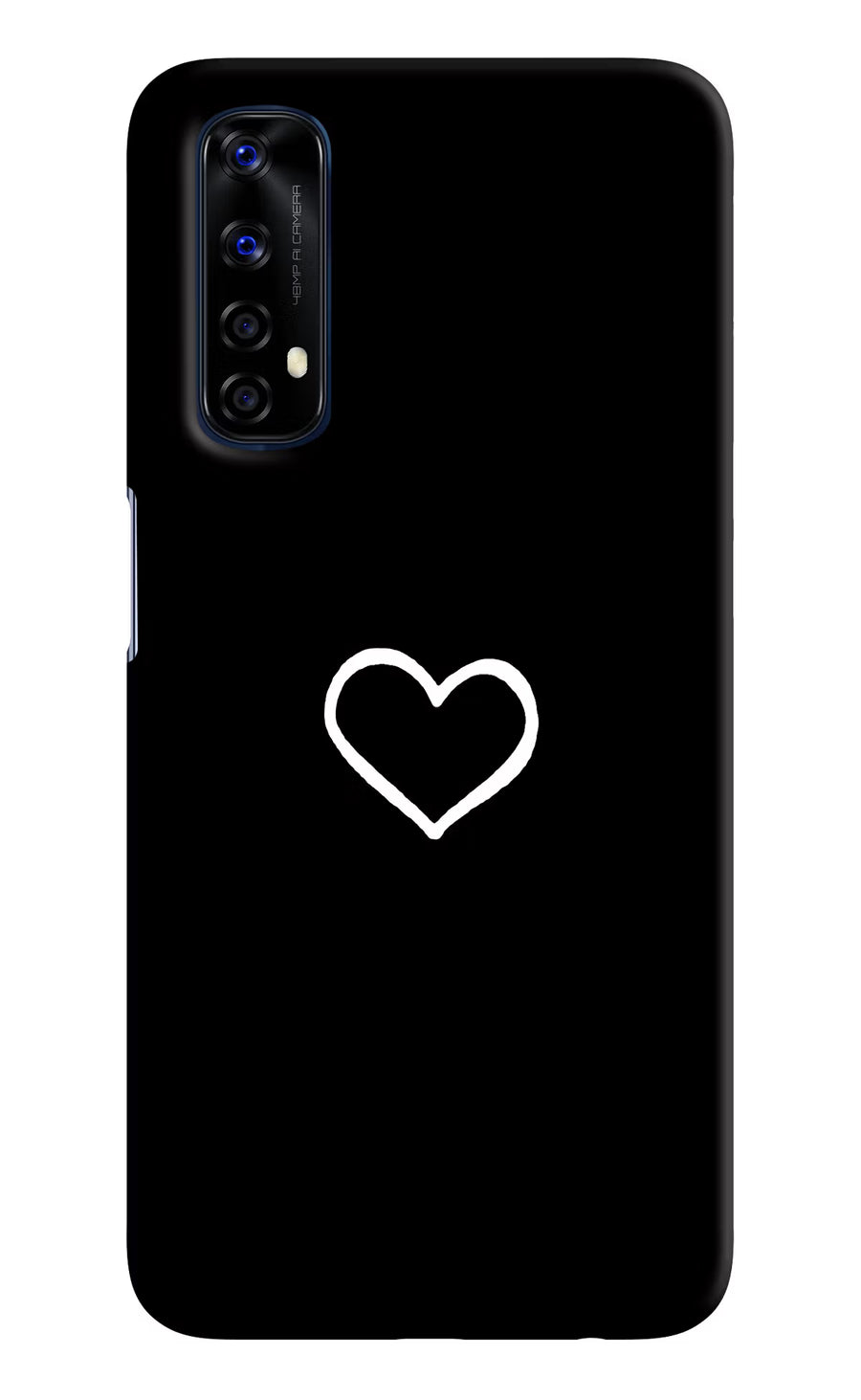 Heart Realme 7/Narzo 20 Pro Back Cover, Hard case