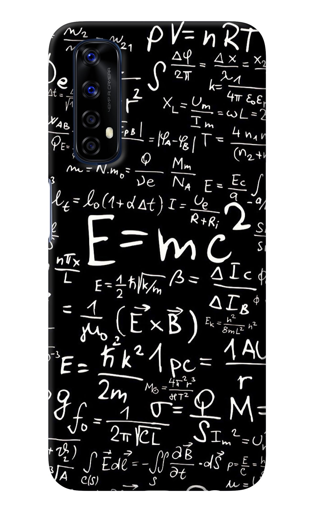 Physics Albert Einstein Formula Realme 7/Narzo 20 Pro Back Cover