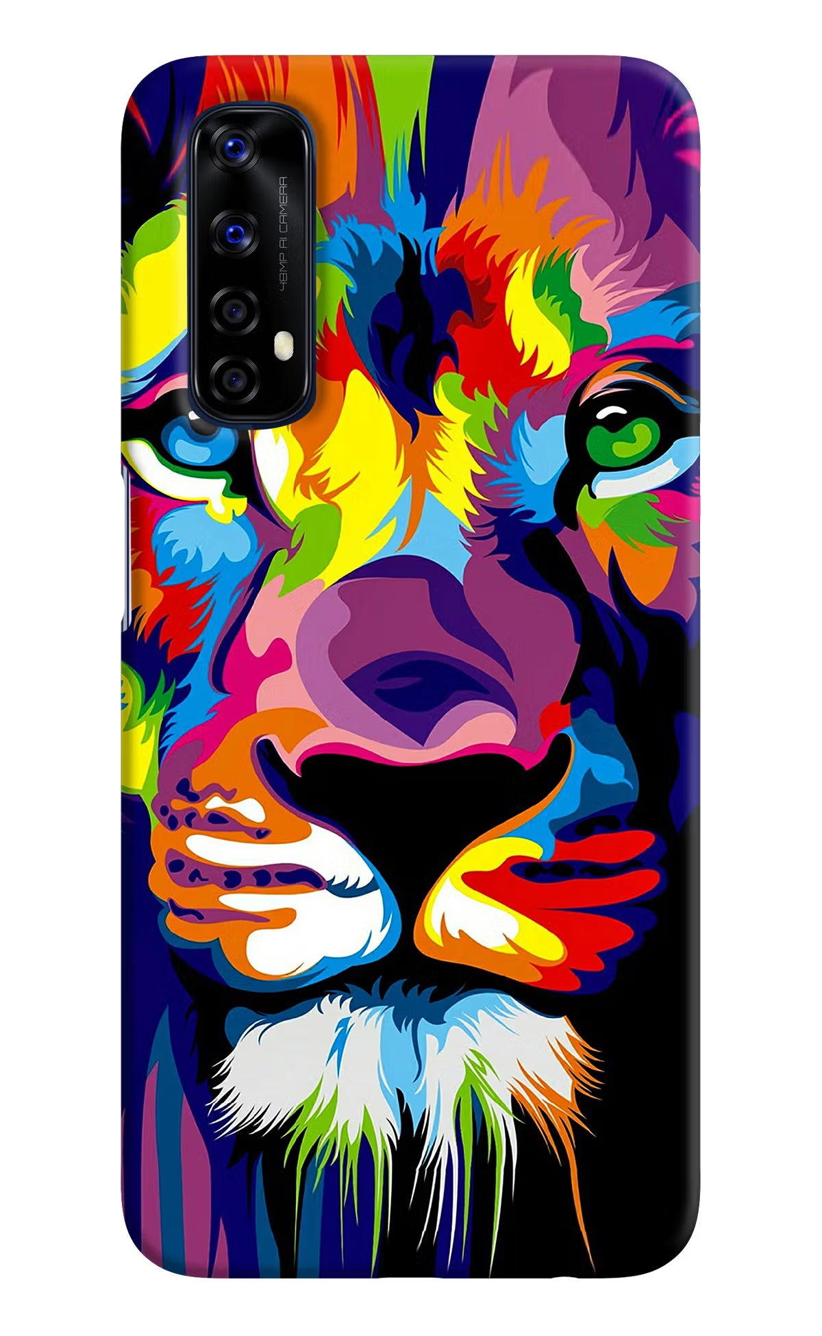Lion Realme 7/Narzo 20 Pro Hard Case Back Cover by Casekaro