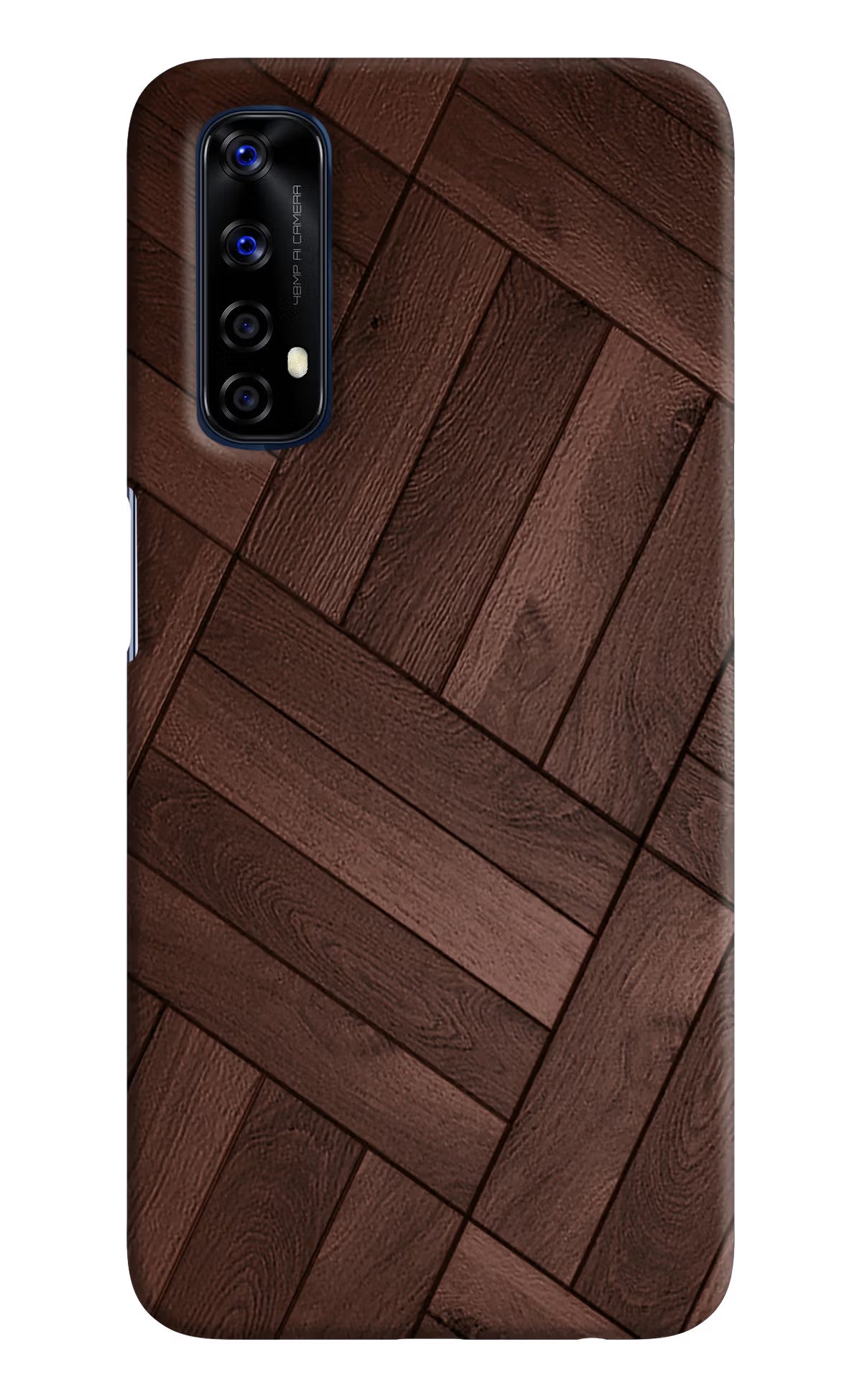 Wooden Texture Design Realme 7/Narzo 20 Pro Hard Case Back Cover by Casekaro