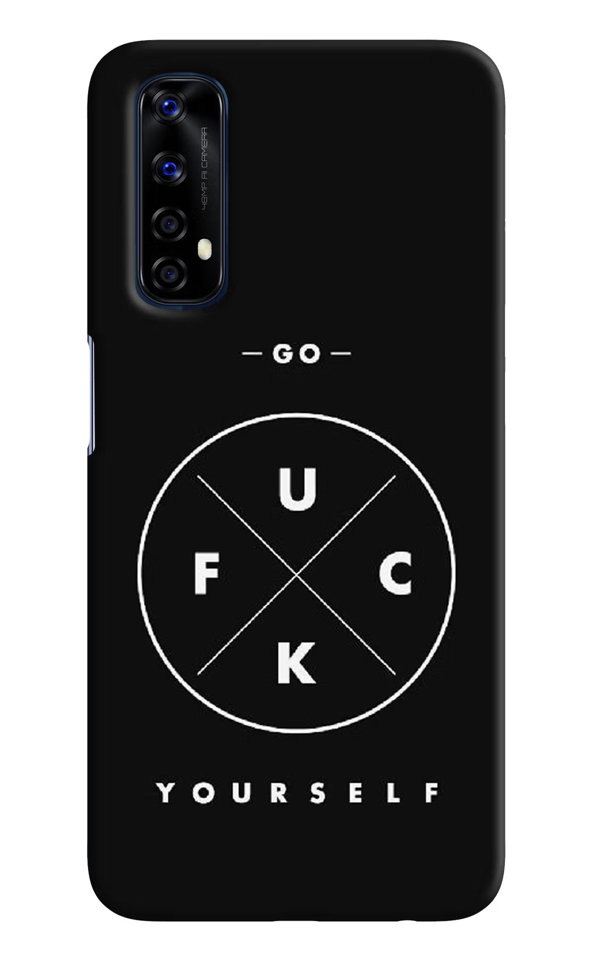 Go Fuck Yourself Realme 7/Narzo 20 Pro Hard Case Back Cover by Casekaro