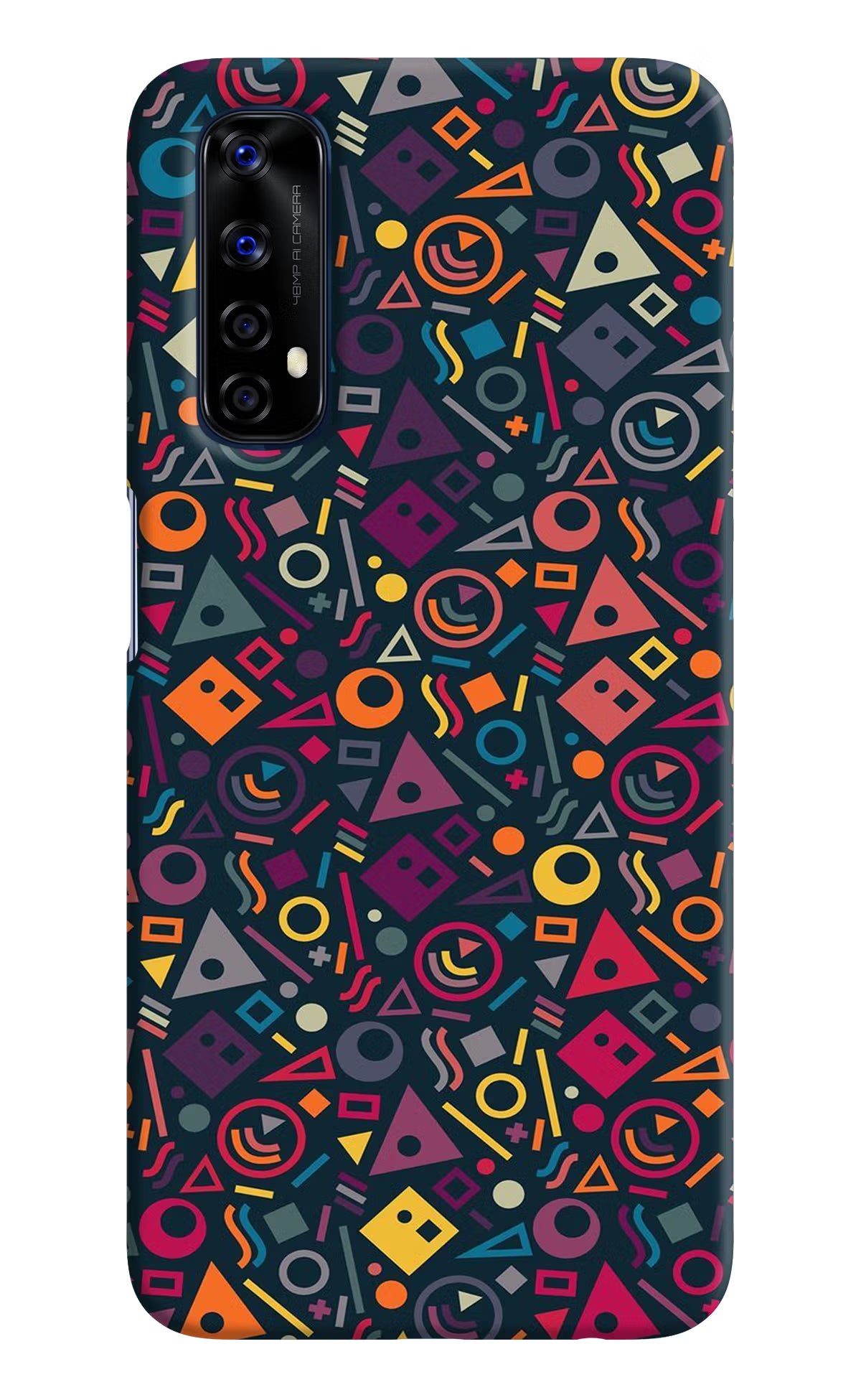 Geometric Abstract Realme 7/Narzo 20 Pro Hard Case Back Cover by Casekaro