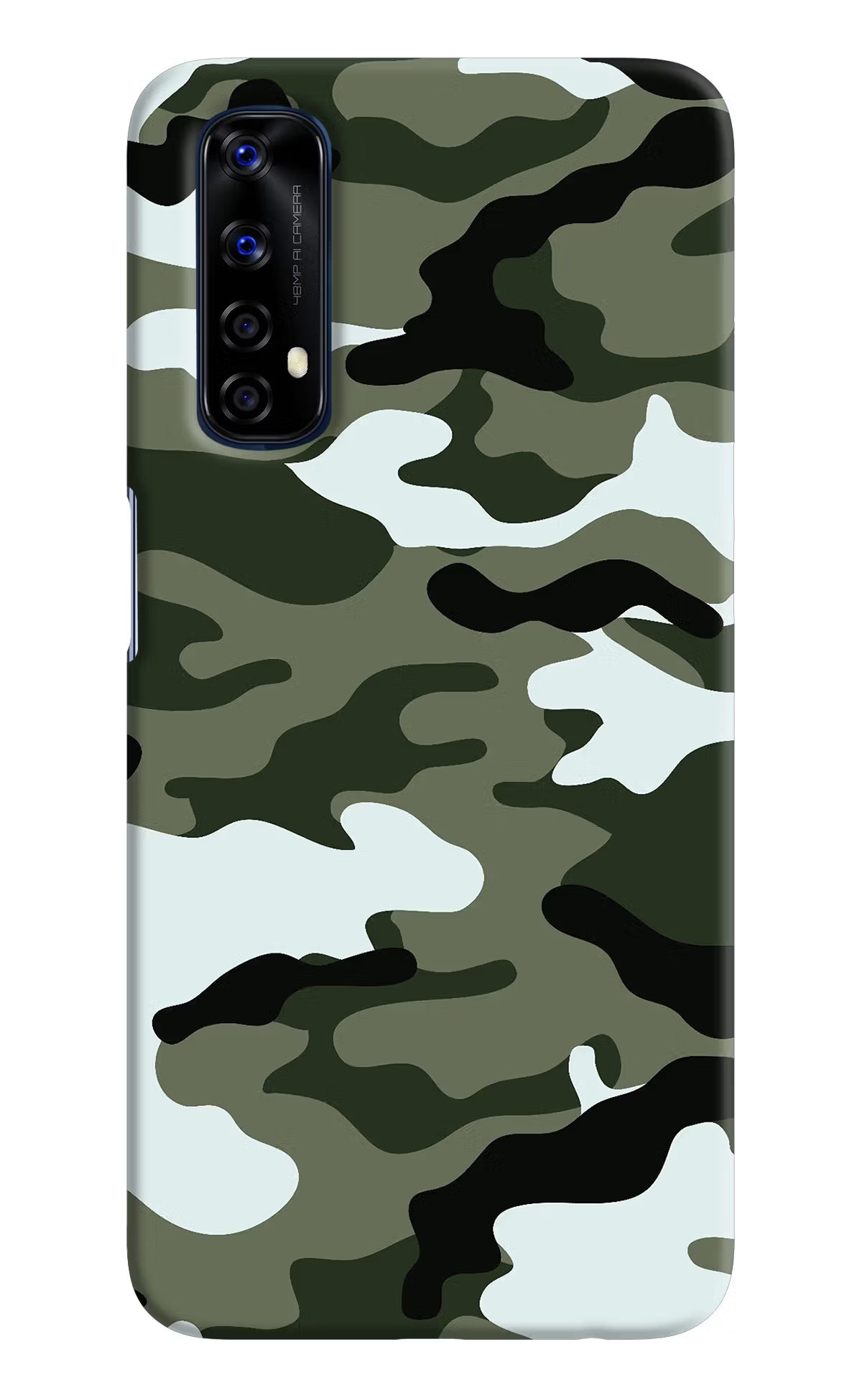 Camouflage Realme 7/Narzo 20 Pro Hard Case Back Cover by Casekaro