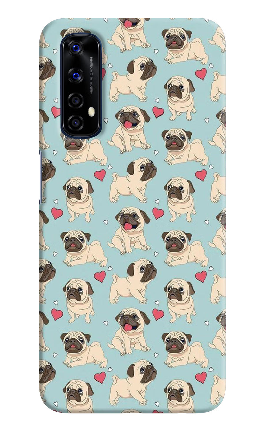 Pug Dog Realme 7/Narzo 20 Pro Back Cover, Hard case
