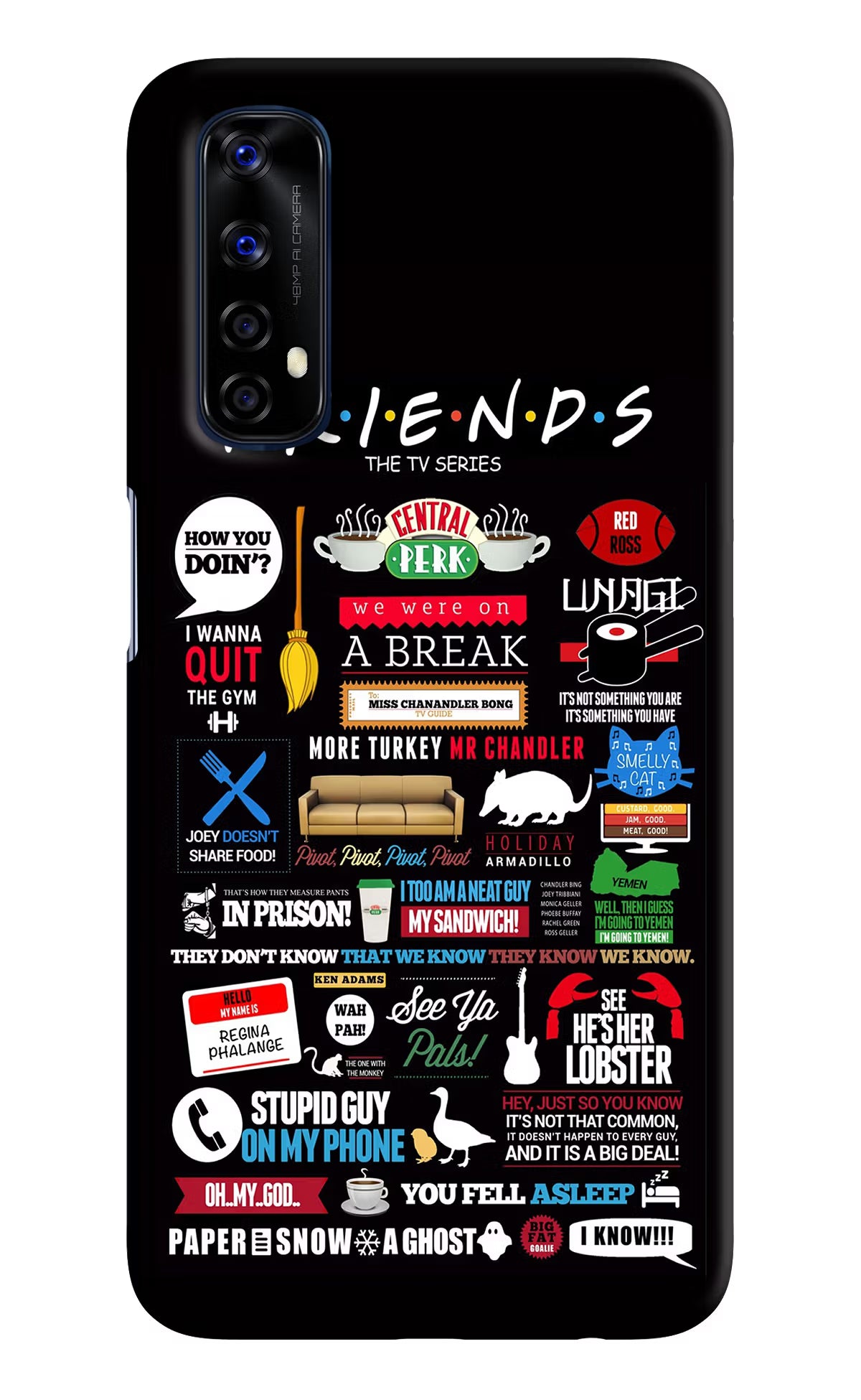 FRIENDS Realme 7/Narzo 20 Pro Hard Case Back Cover by Casekaro