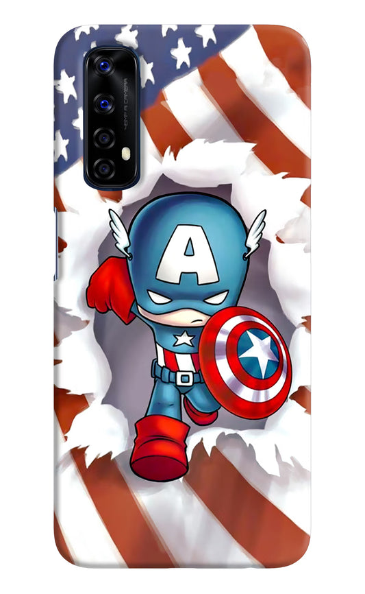 Captain America Realme 7/Narzo 20 Pro Hard Case Back Cover by Casekaro