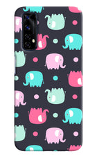 Elephants Realme 7/Narzo 20 Pro Hard Case Back Cover by Casekaro