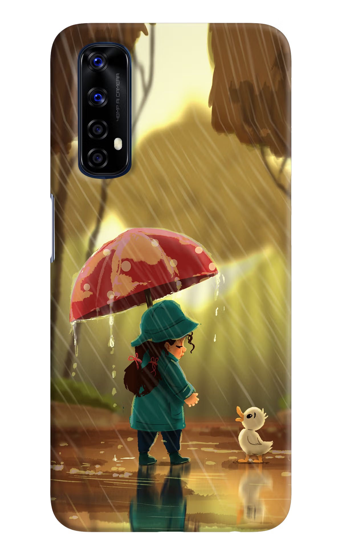 Rainy Day Realme 7/Narzo 20 Pro Hard Case Back Cover by Casekaro