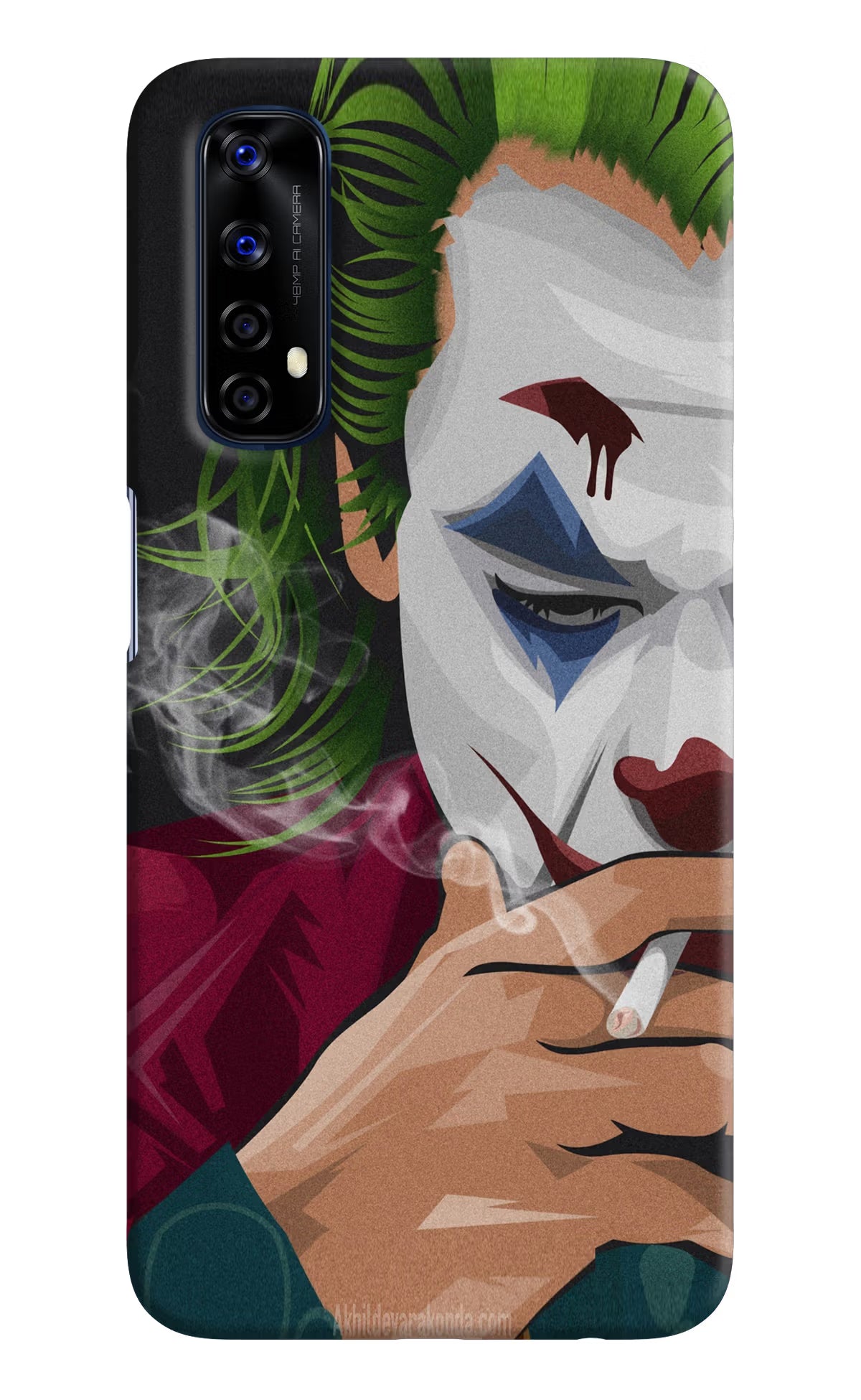 Joker Smoking Realme 7/Narzo 20 Pro Hard Case Back Cover by Casekaro