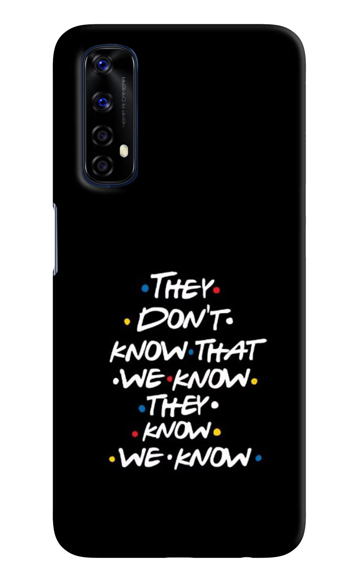 FRIENDS Dialogue Realme 7/Narzo 20 Pro Hard Case Back Cover by Casekaro