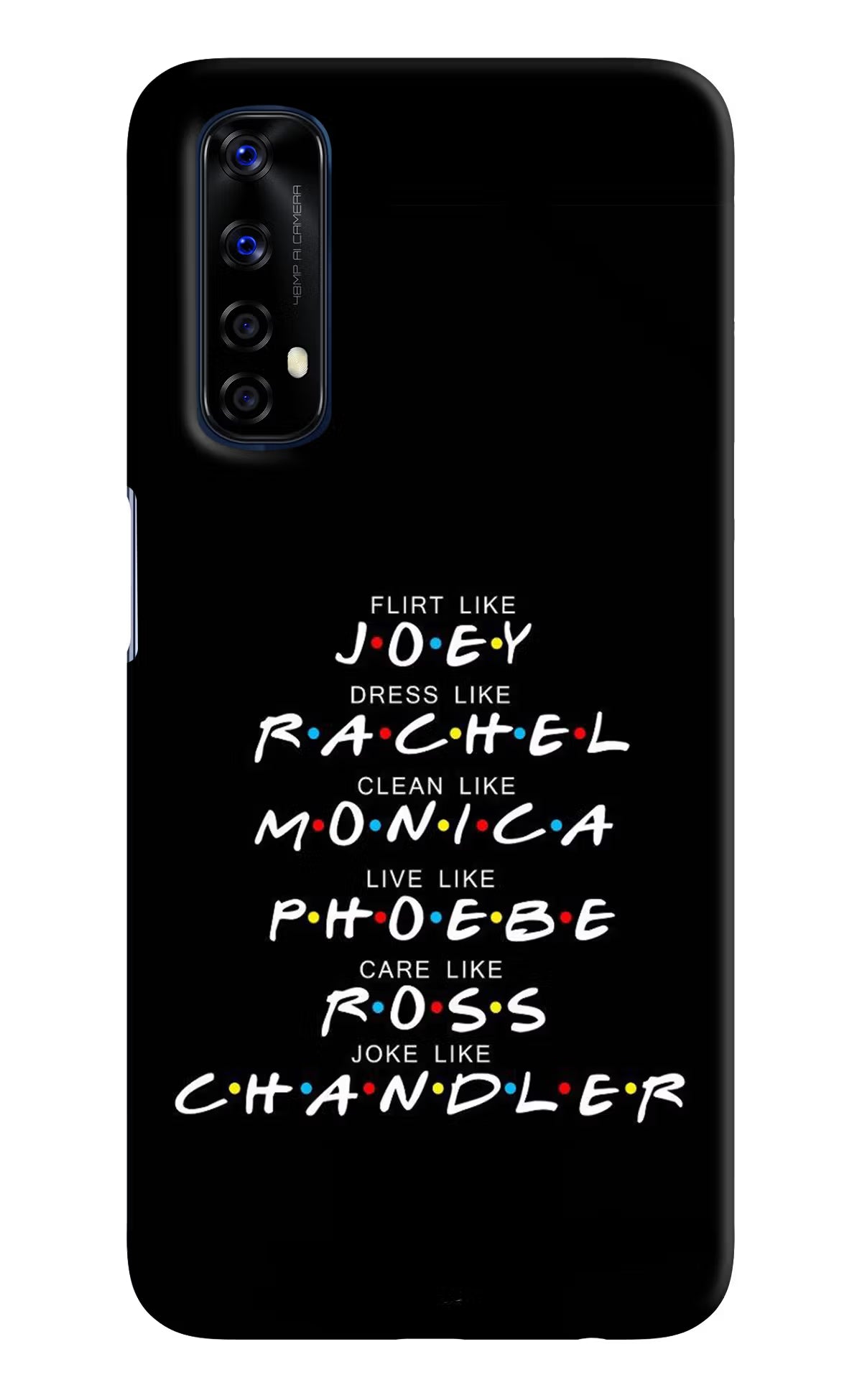 FRIENDS Character Realme 7/Narzo 20 Pro Hard Case Back Cover by Casekaro