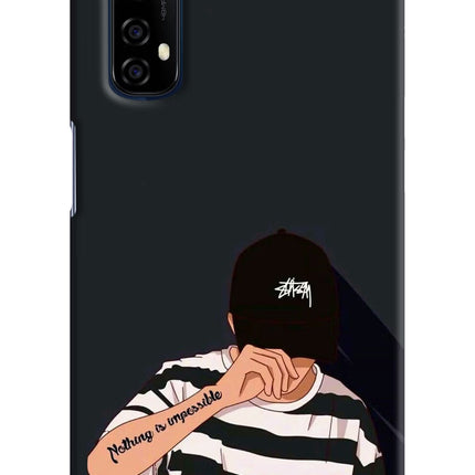 Aesthetic Boy Realme 7/Narzo 20 Pro Hard Case Back Cover by Casekaro
