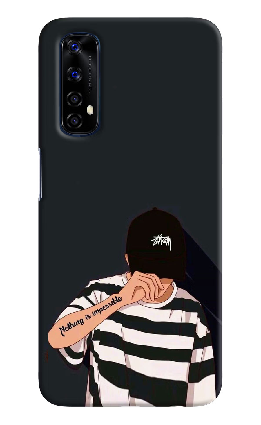 Aesthetic Boy Realme 7/Narzo 20 Pro Back Cover, Hard case