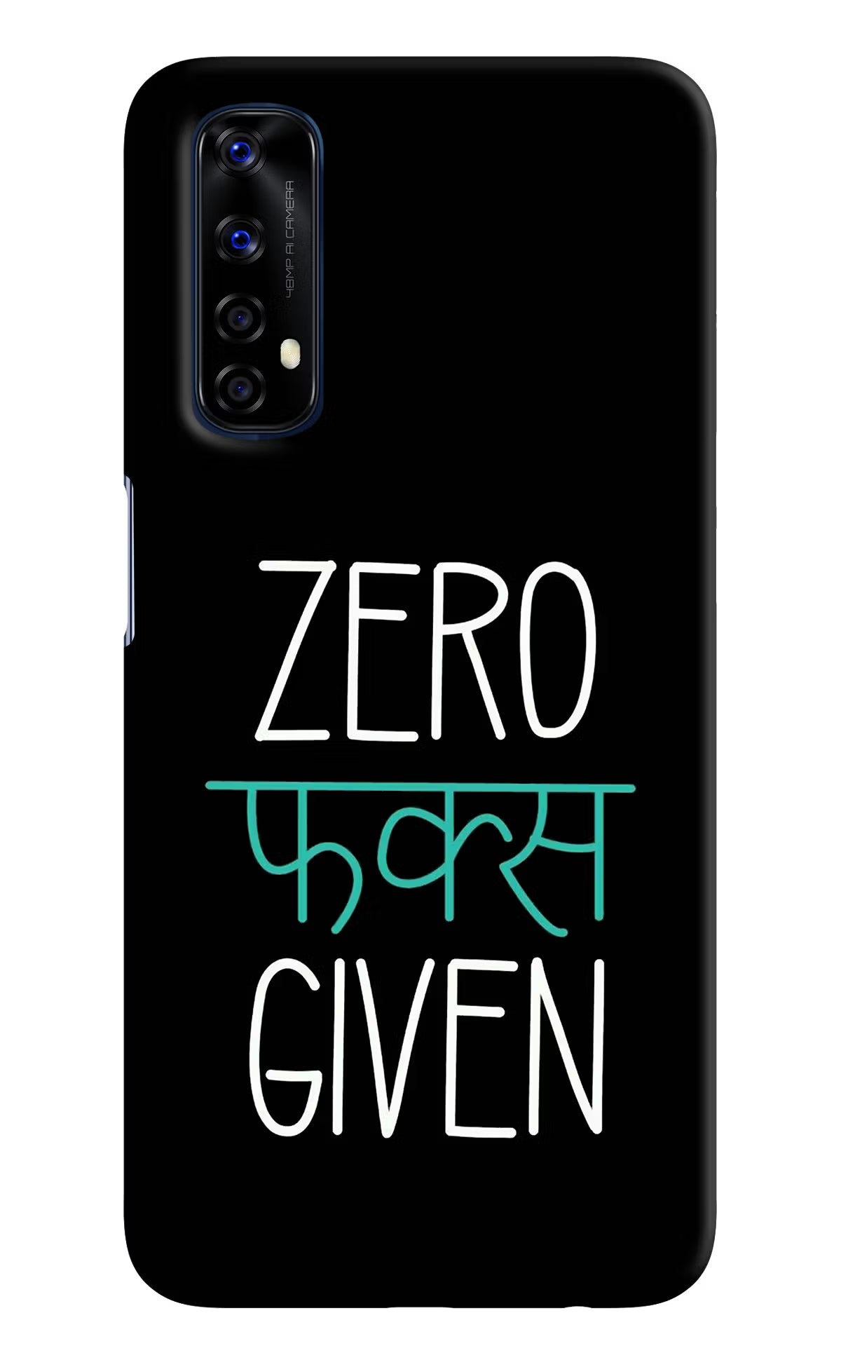 Zero Fucks Given Realme 7/Narzo 20 Pro Hard Case Back Cover by Casekaro