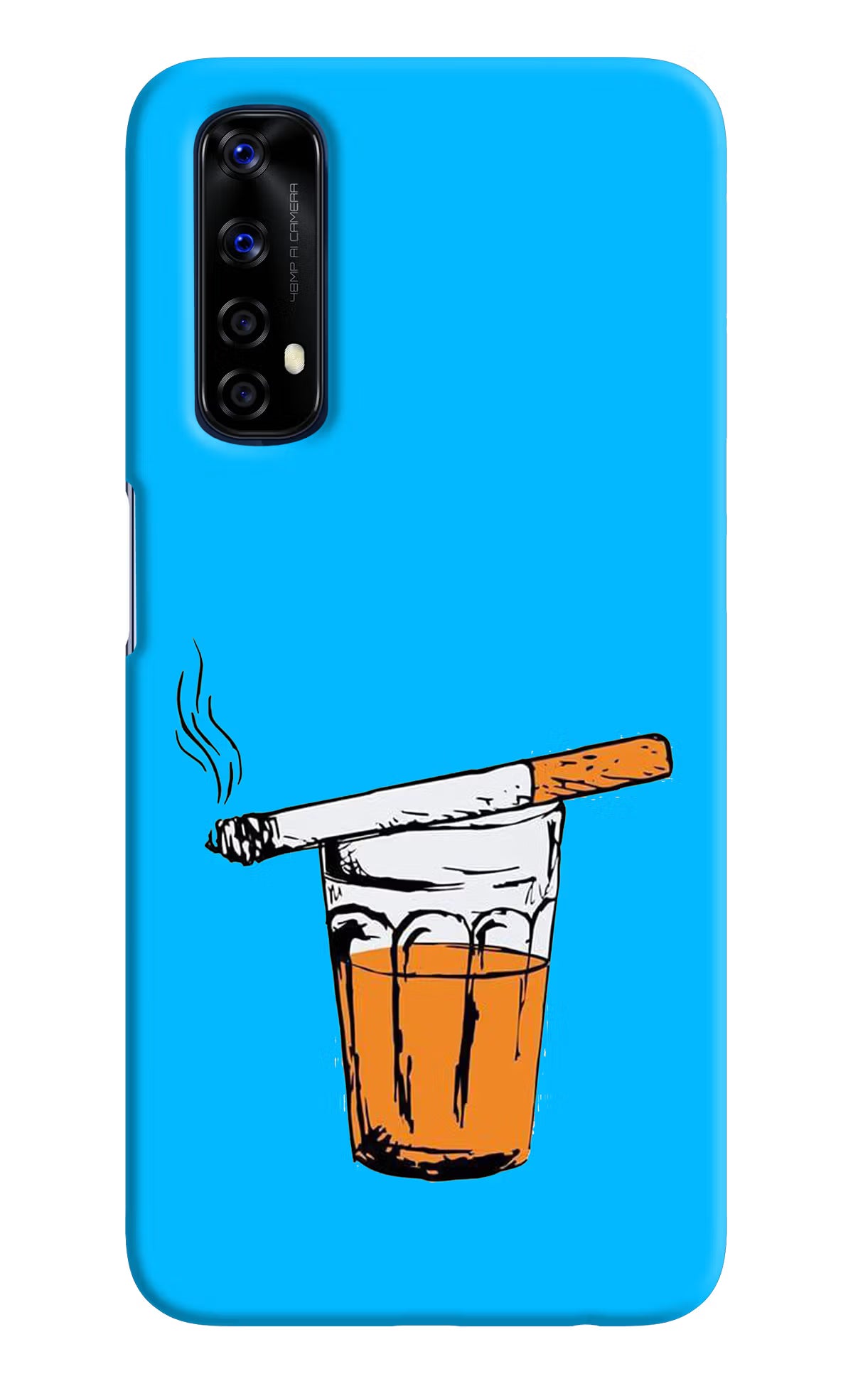 Chai Sutta Realme 7/Narzo 20 Pro Hard Case Back Cover by Casekaro