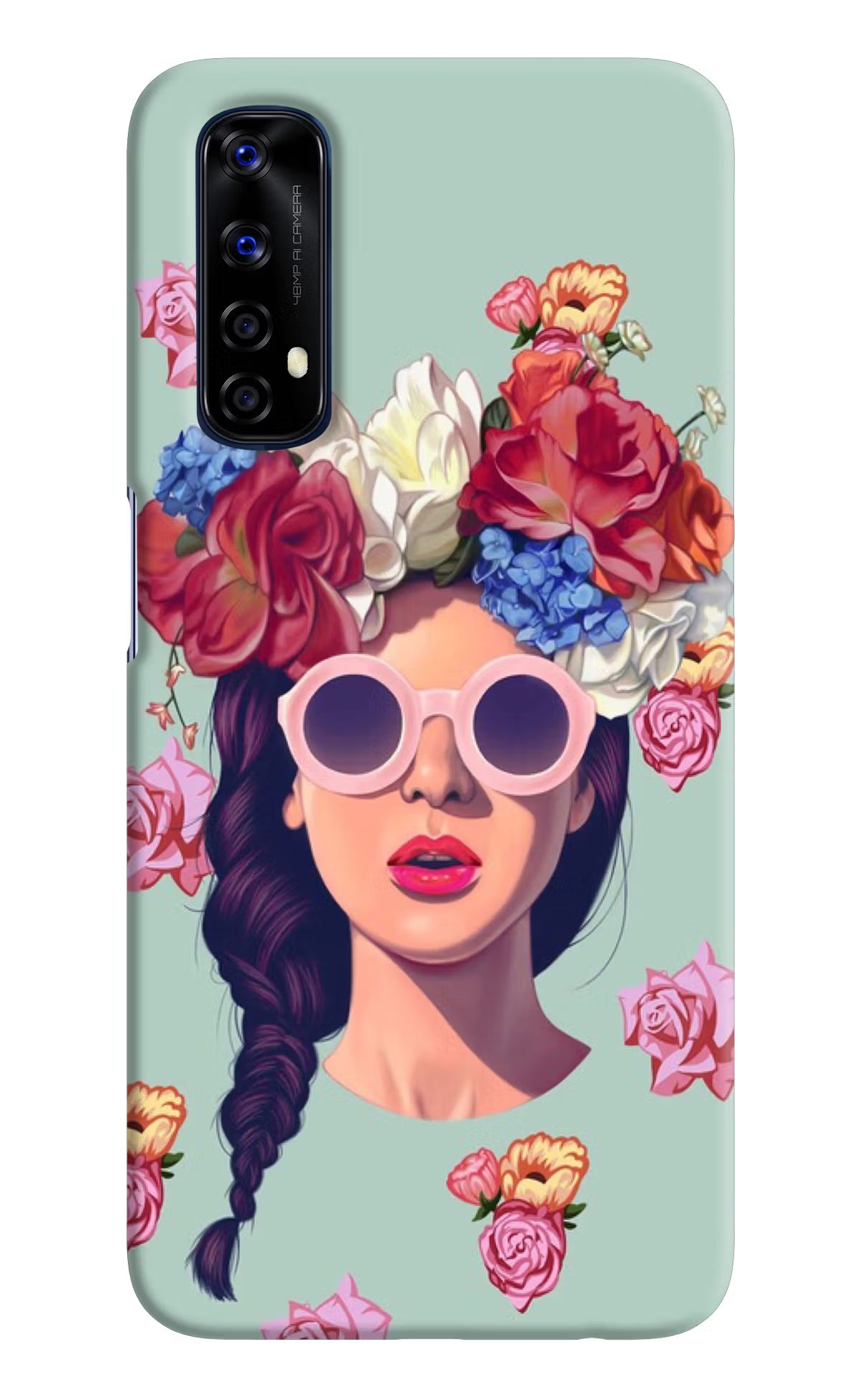 Pretty Girl Realme 7/Narzo 20 Pro Hard Case Back Cover by Casekaro