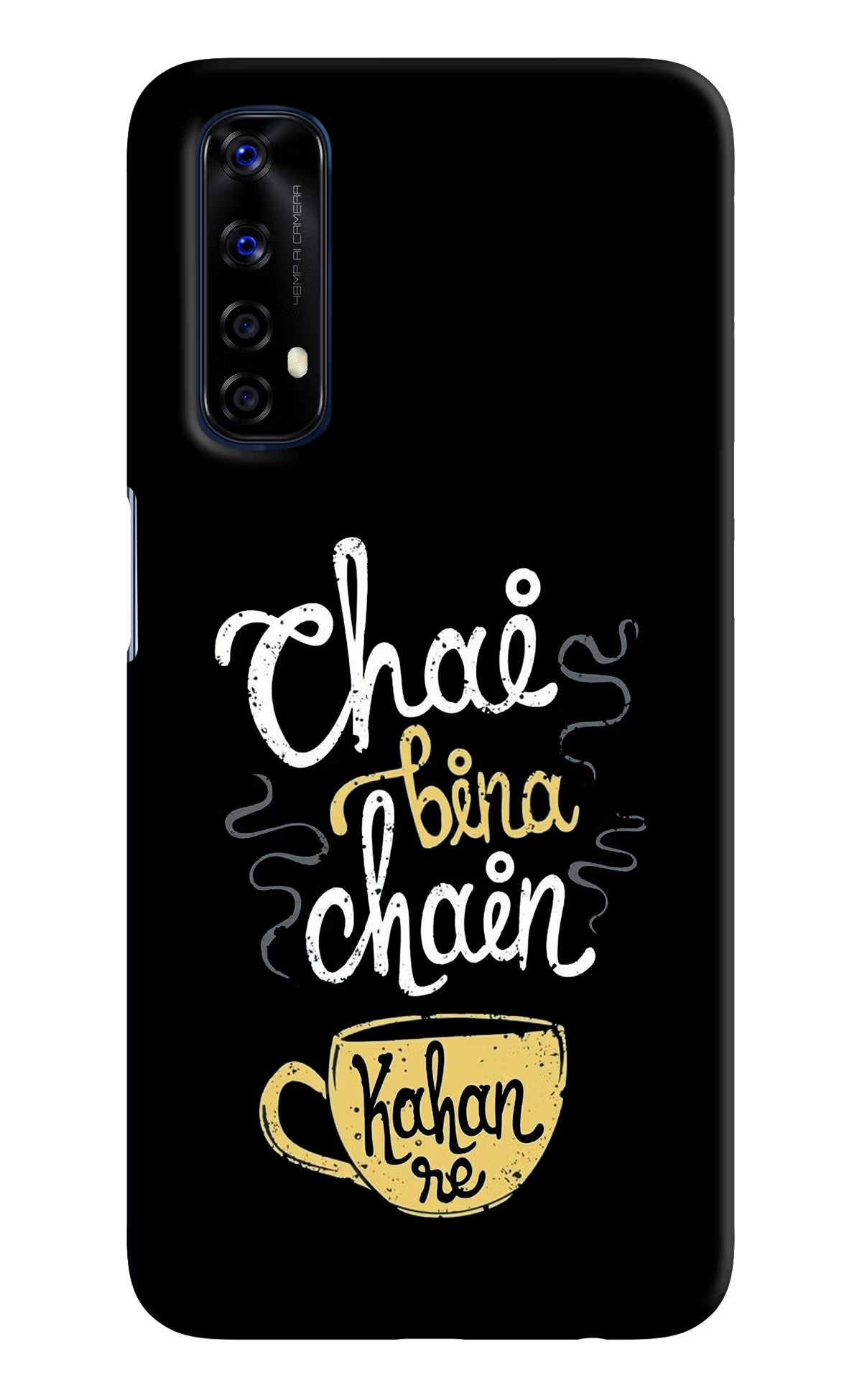 Chai Bina Chain Kaha Re Realme 7/Narzo 20 Pro Hard Case Back Cover by Casekaro