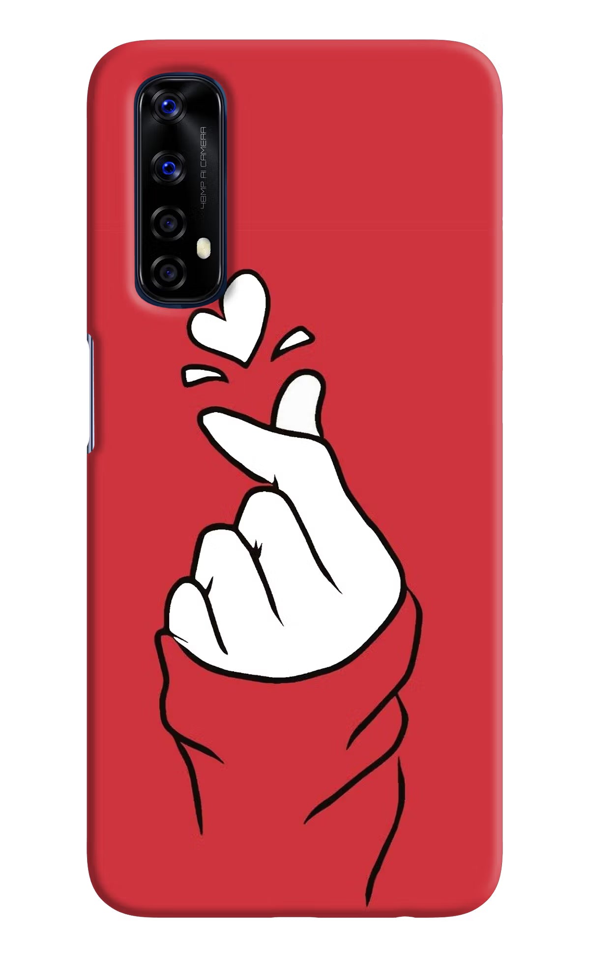 Korean Love Sign Realme 7/Narzo 20 Pro Hard Case Back Cover by Casekaro