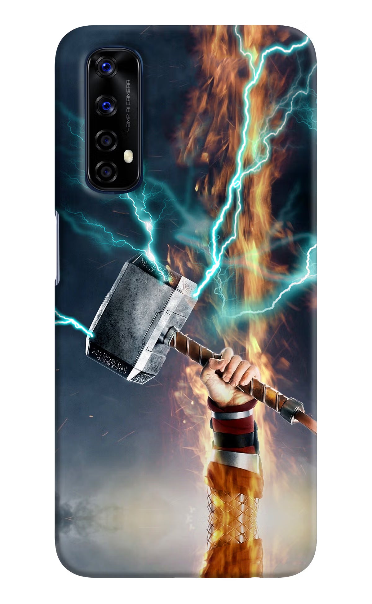 Thor Hammer Mjolnir Realme 7/Narzo 20 Pro Hard Case Back Cover by Casekaro