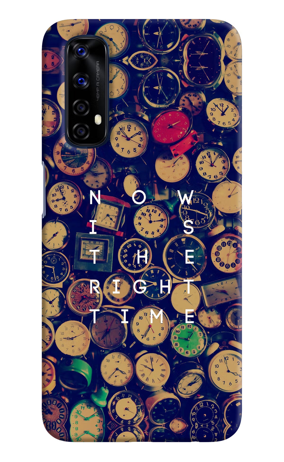 Now is the Right Time Quote Realme 7/Narzo 20 Pro Hard Case Back Cover by Casekaro