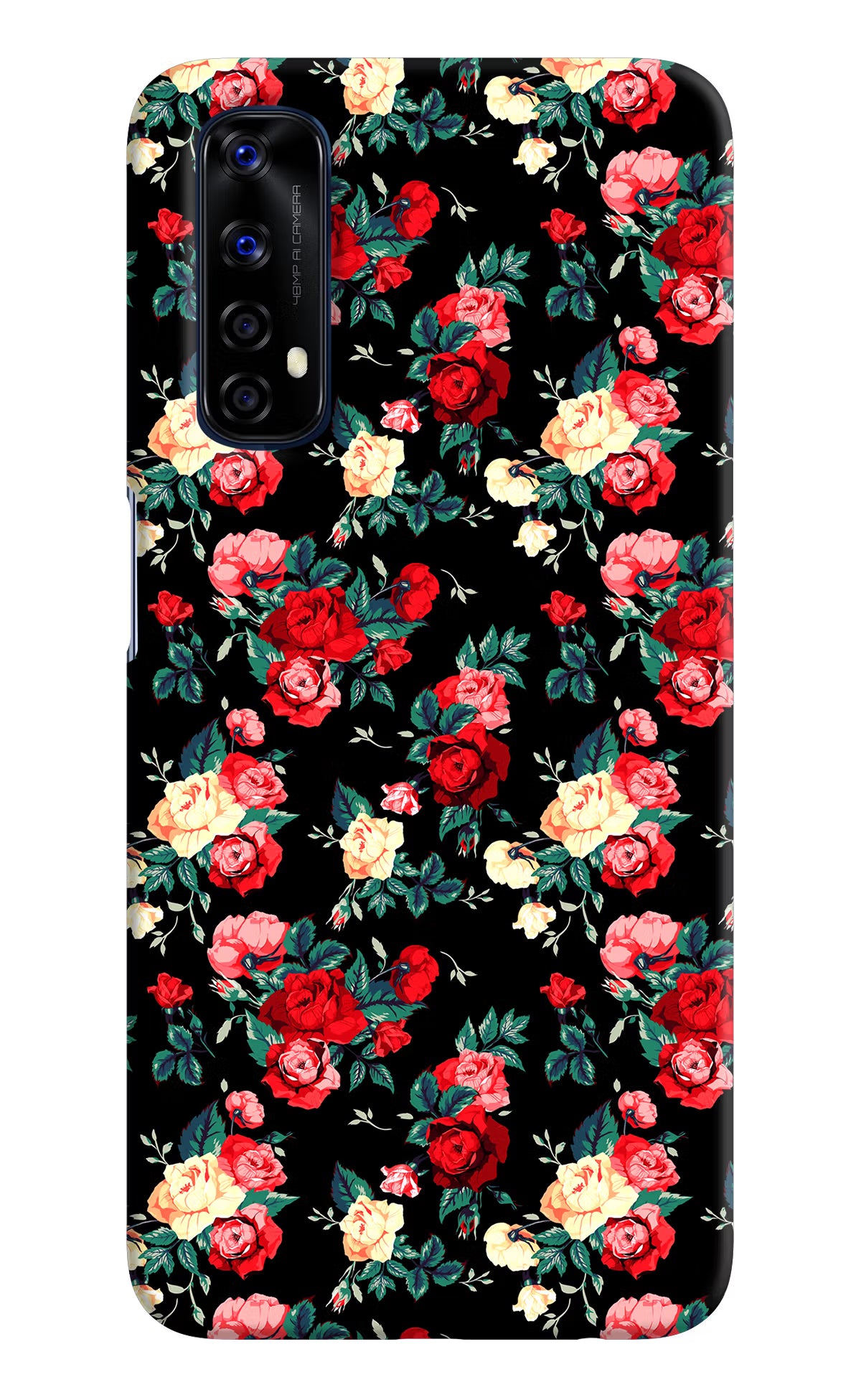 Rose Pattern Realme 7/Narzo 20 Pro Hard Case Back Cover by Casekaro