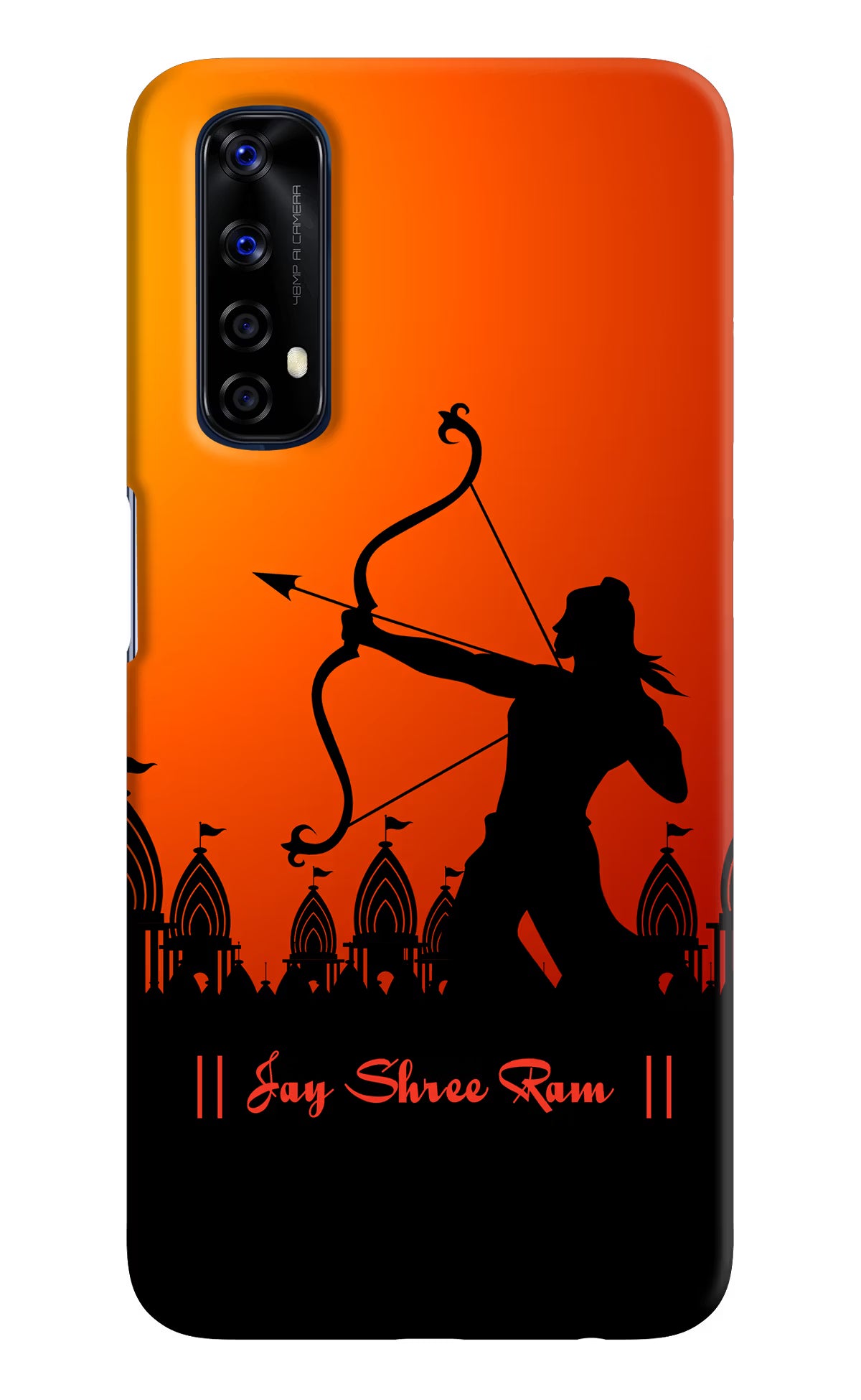 Lord Ram - 4 Realme 7/Narzo 20 Pro Hard Case Back Cover by Casekaro