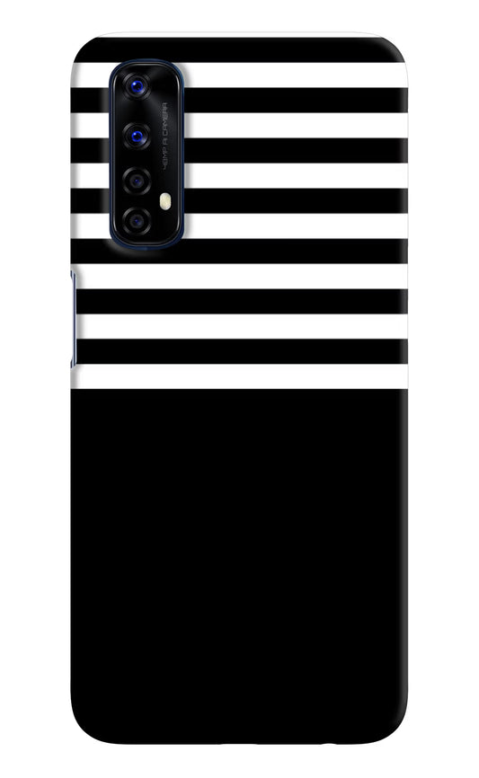 Black and White Print Realme 7/Narzo 20 Pro Hard Case Back Cover by Casekaro