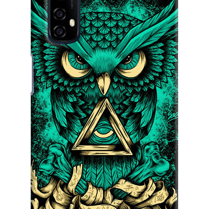 Green Owl Realme 7/Narzo 20 Pro Hard Case Back Cover by Casekaro