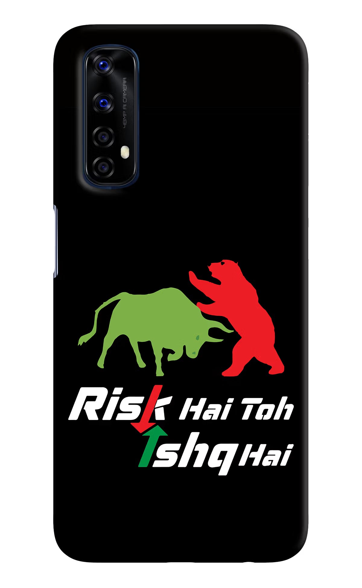 Risk Hai Toh Ishq Hai Realme 7/Narzo 20 Pro Hard Case Back Cover by Casekaro