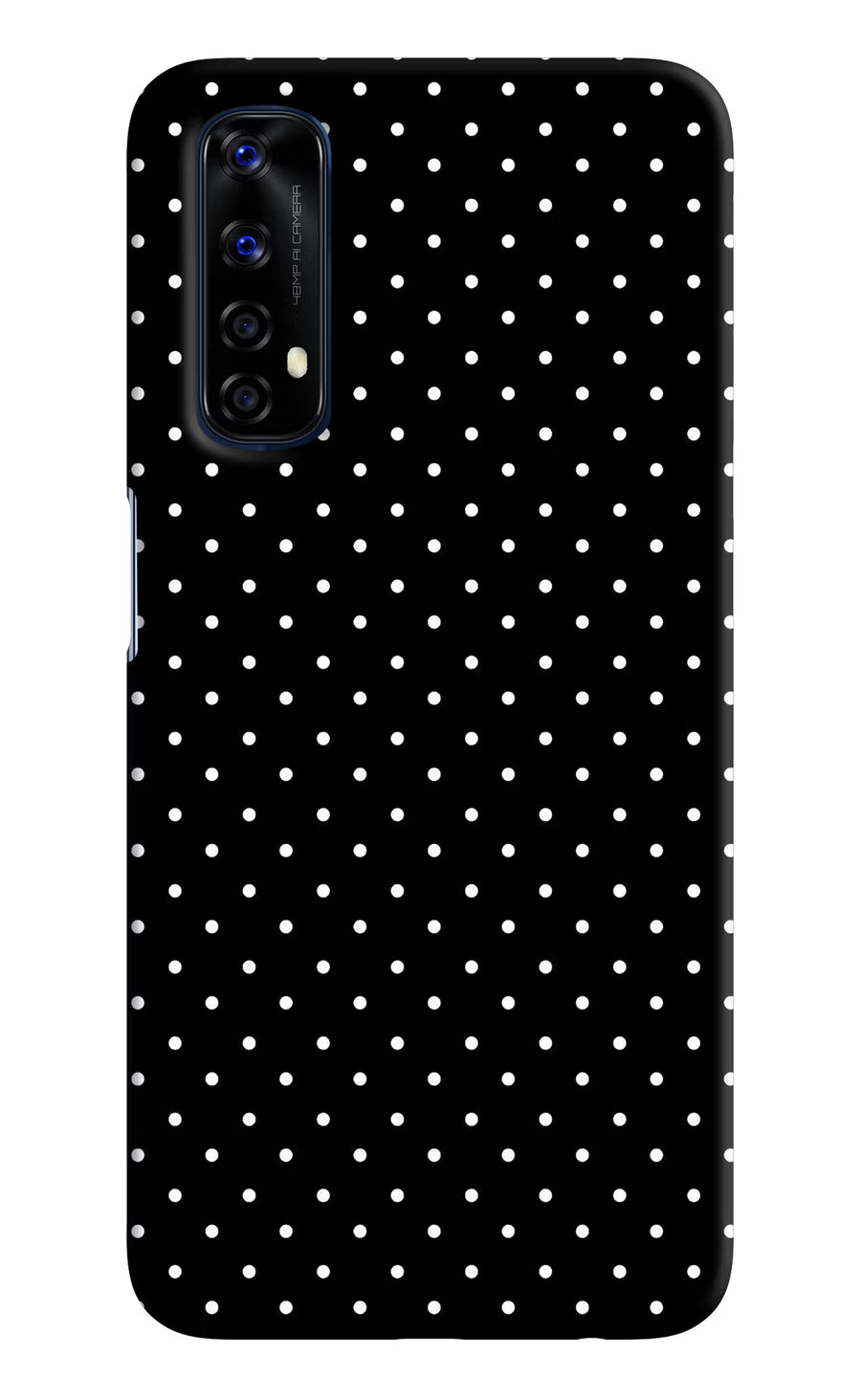White Dots Realme 7/Narzo 20 Pro Back Cover, Hard case