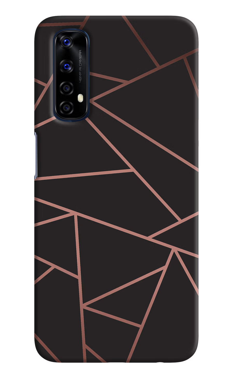 Geometric Pattern Realme 7/Narzo 20 Pro Back Cover, Hard case
