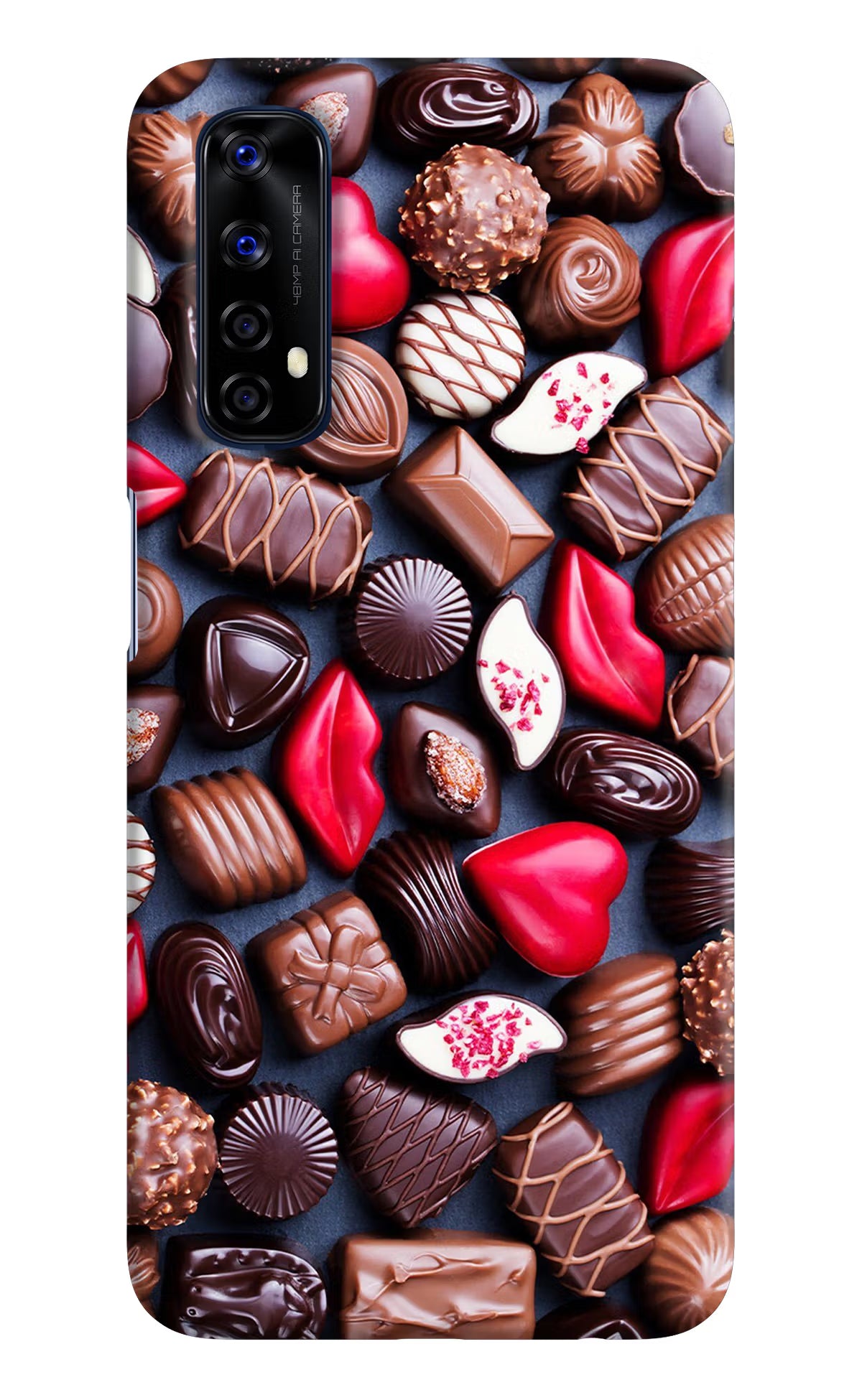 Chocolates Realme 7/Narzo 20 Pro Hard Case Back Cover by Casekaro