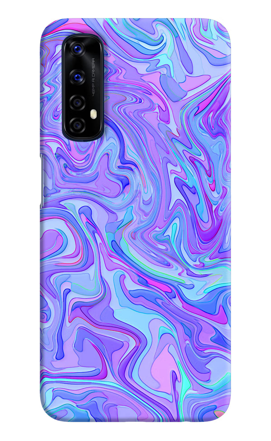 Glitter Realme 7/Narzo 20 Pro Back Cover, Hard case