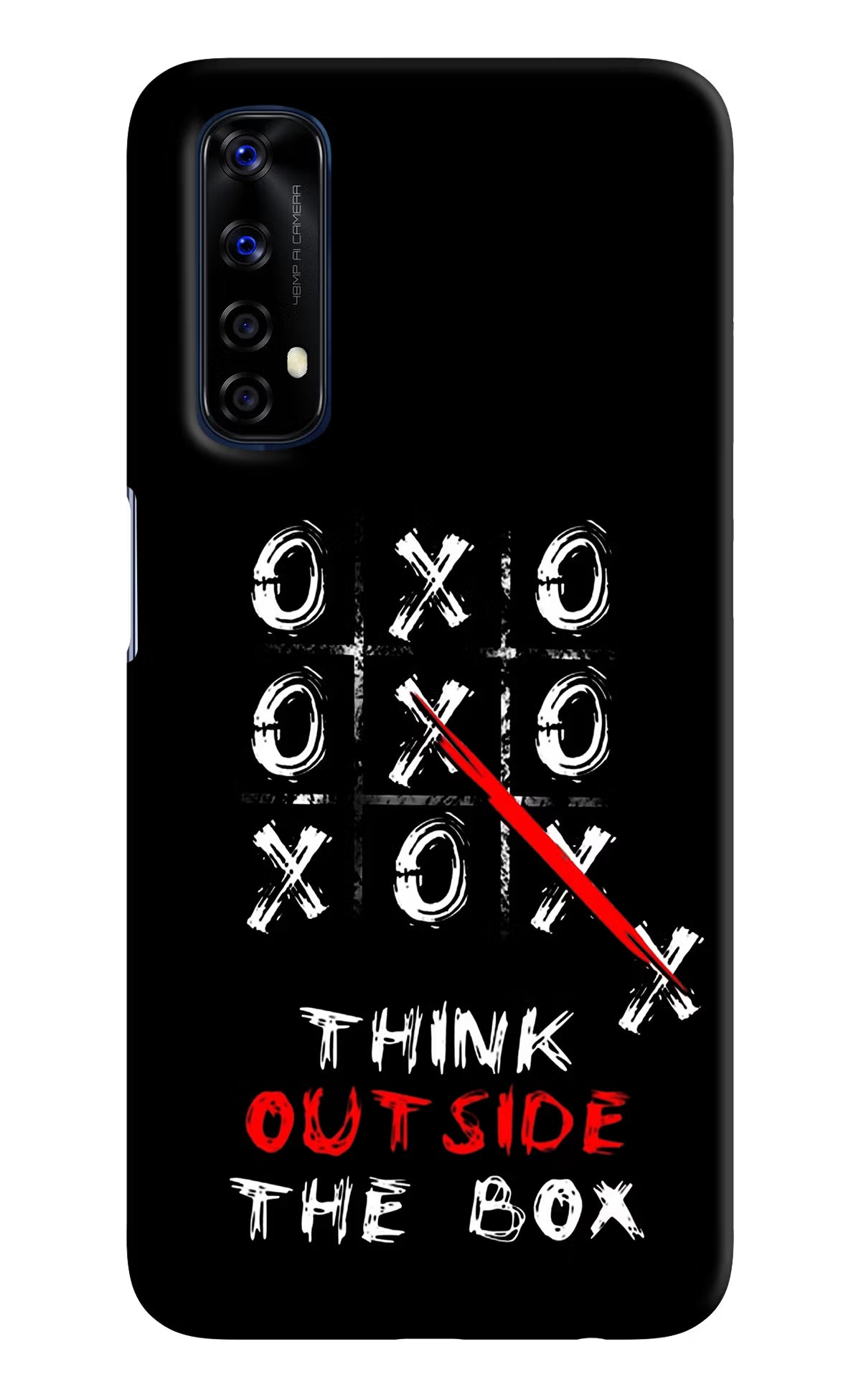 Think out of the BOX Realme 7/Narzo 20 Pro Hard Case Back Cover by Casekaro