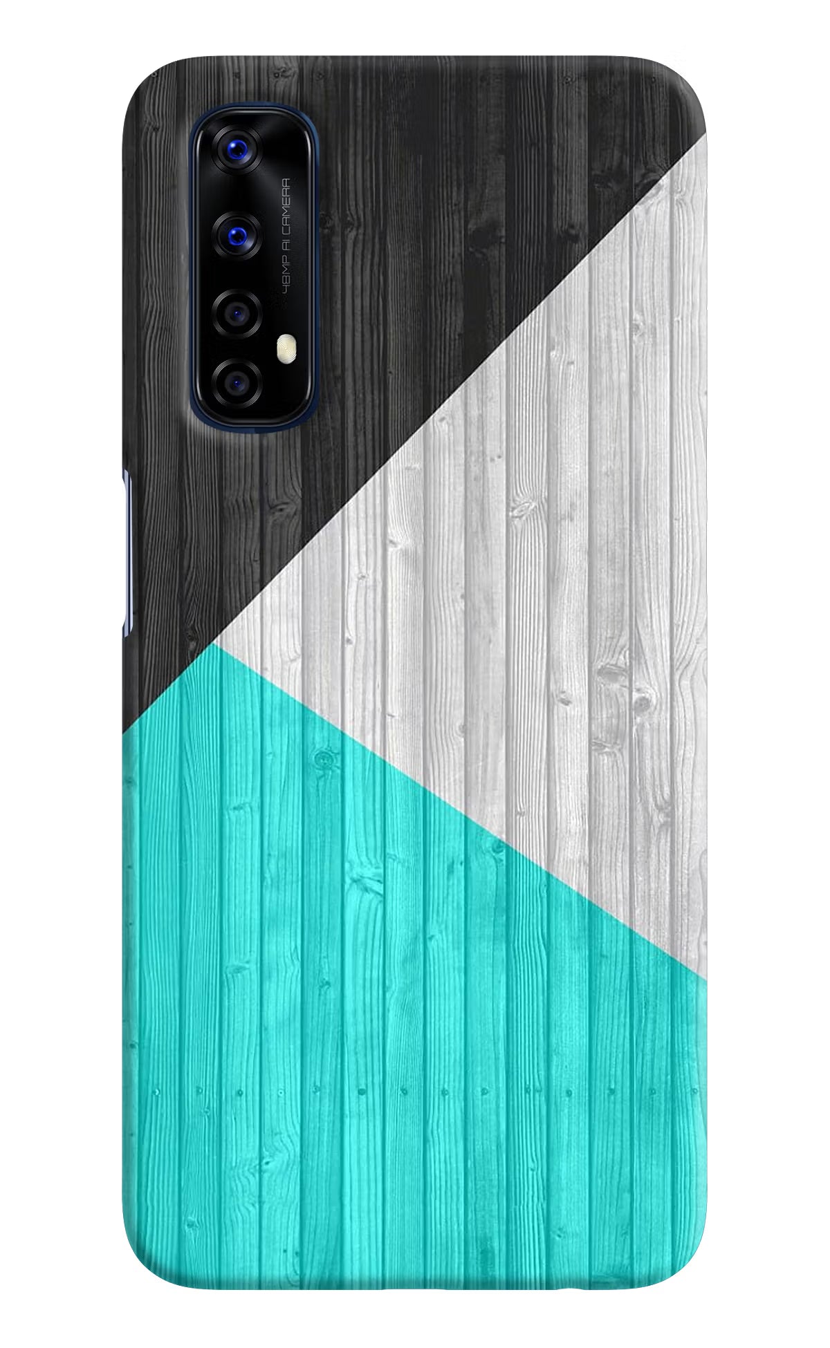 Wooden Abstract Realme 7/Narzo 20 Pro Hard Case Back Cover by Casekaro