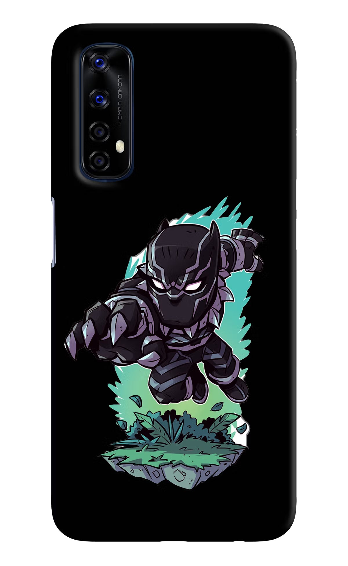 Black Panther Realme 7/Narzo 20 Pro Hard Case Back Cover by Casekaro
