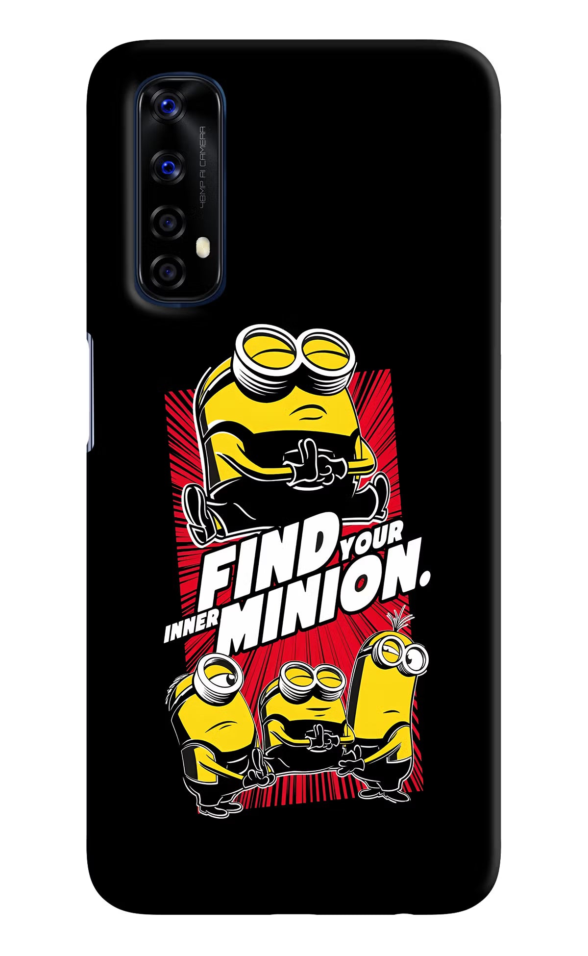 Find your inner Minion Realme 7/Narzo 20 Pro Hard Case Back Cover by Casekaro
