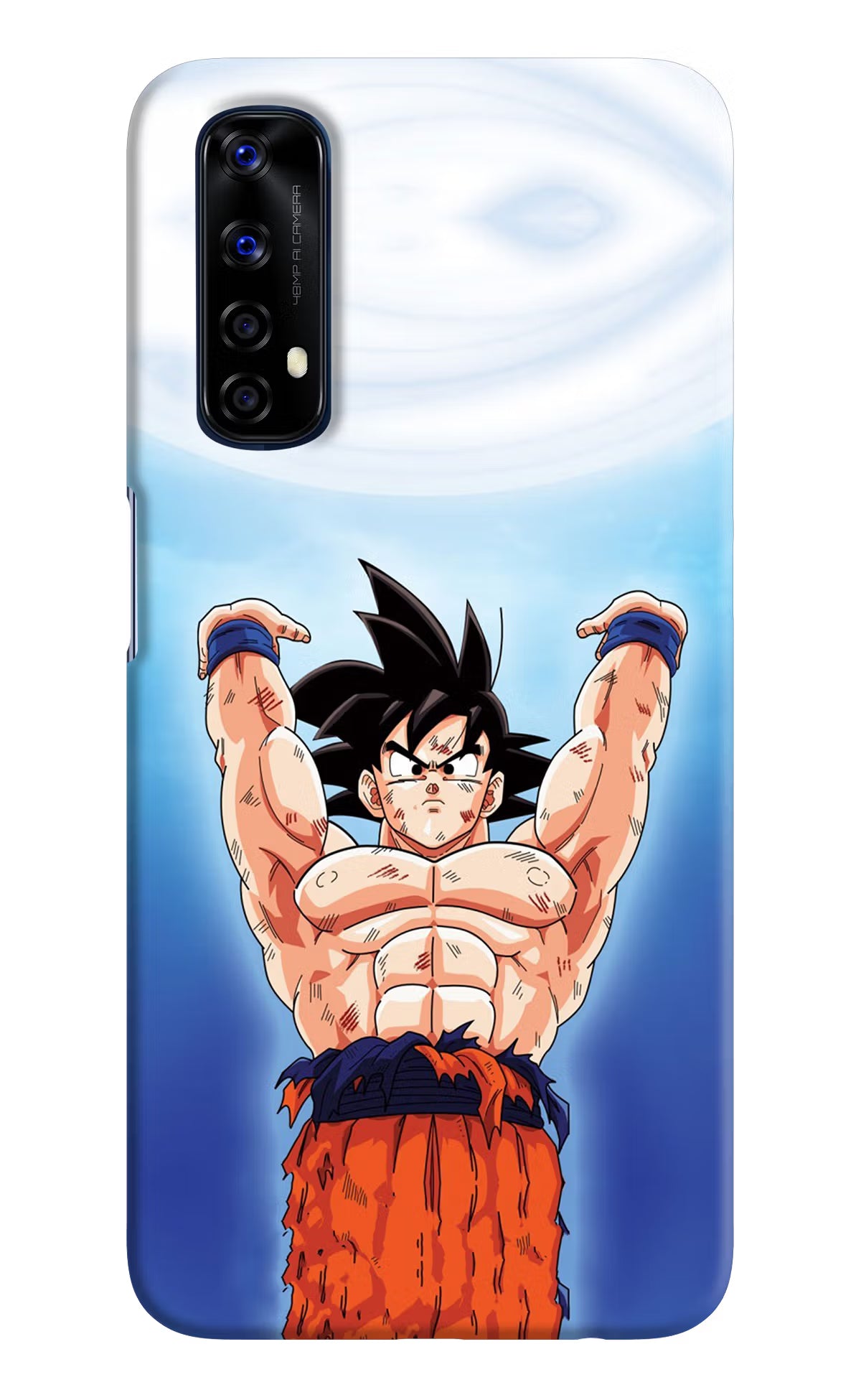 Goku Power Realme 7/Narzo 20 Pro Hard Case Back Cover by Casekaro