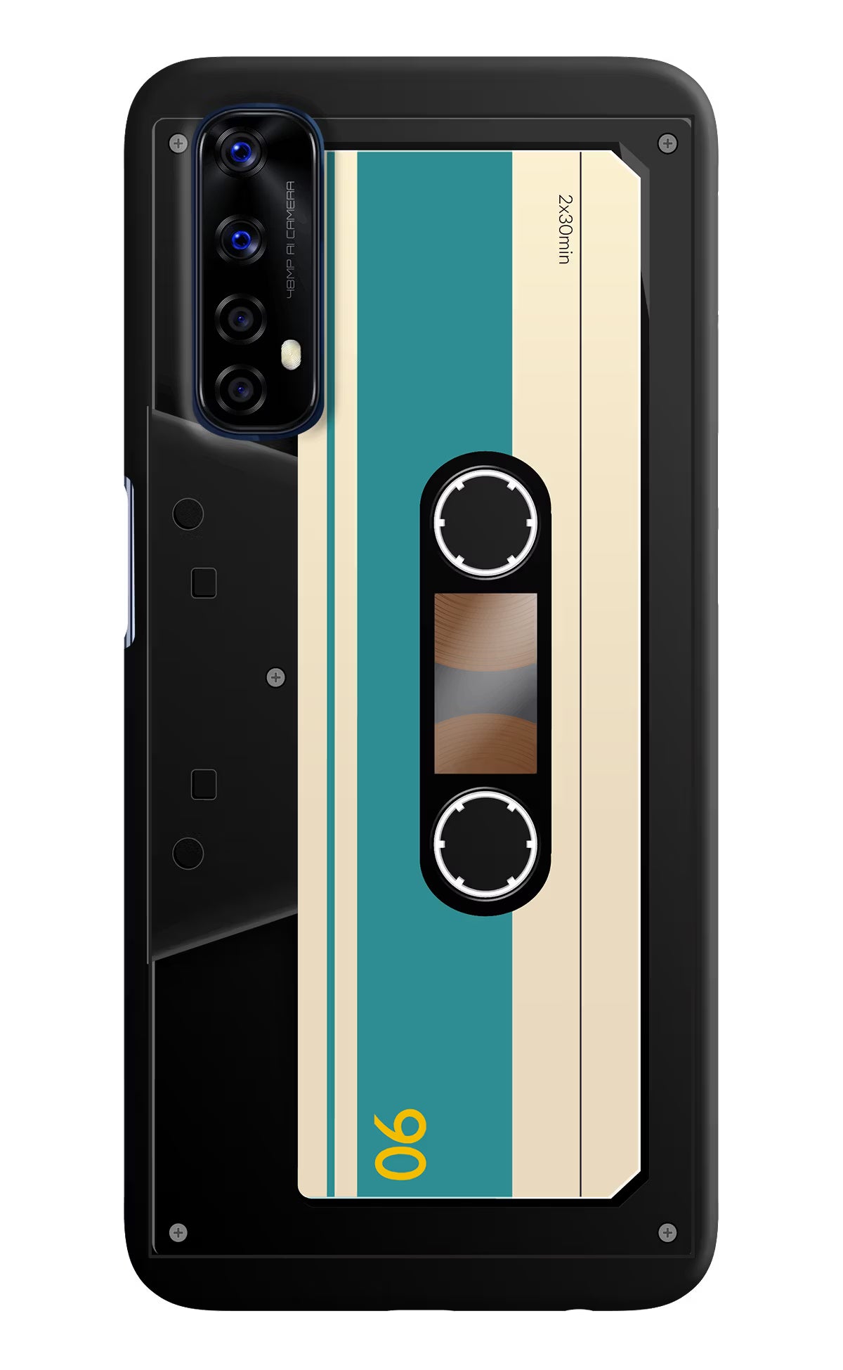 Cassette Realme 7/Narzo 20 Pro Hard Case Back Cover by Casekaro