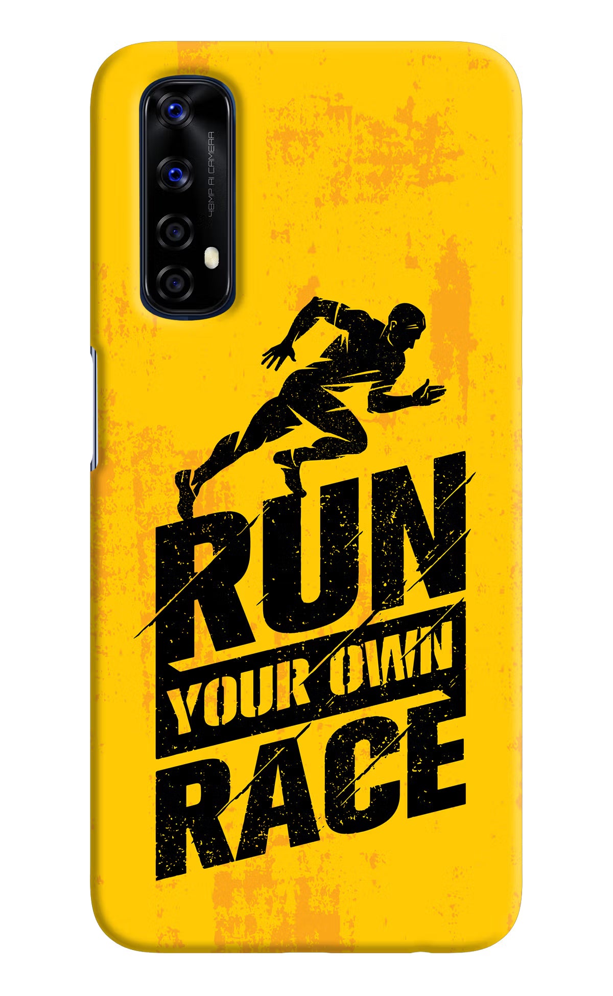 Run Your Own Race Realme 7/Narzo 20 Pro Hard Case Back Cover by Casekaro