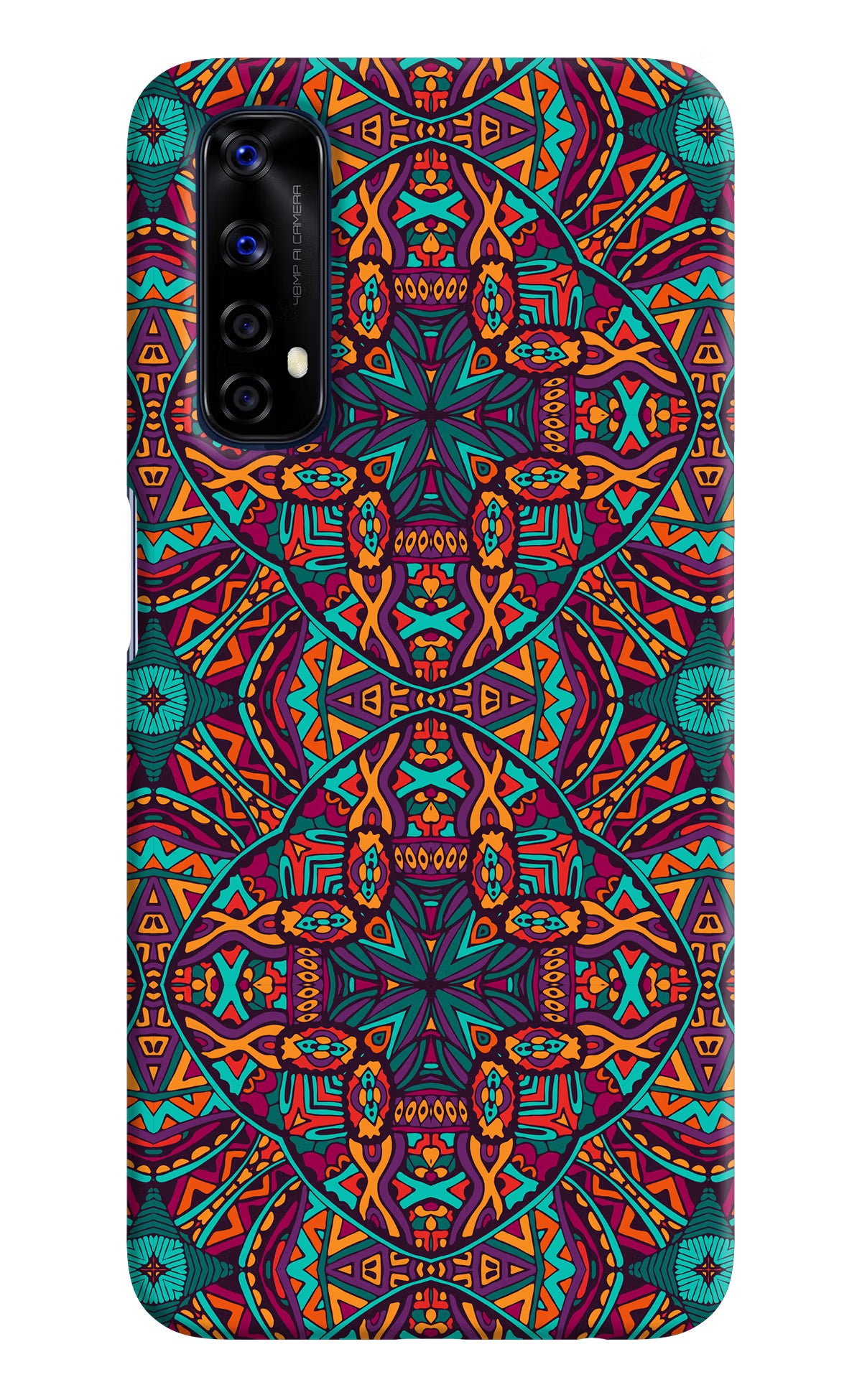 Colour Mandala Realme 7/Narzo 20 Pro Hard Case Back Cover by Casekaro