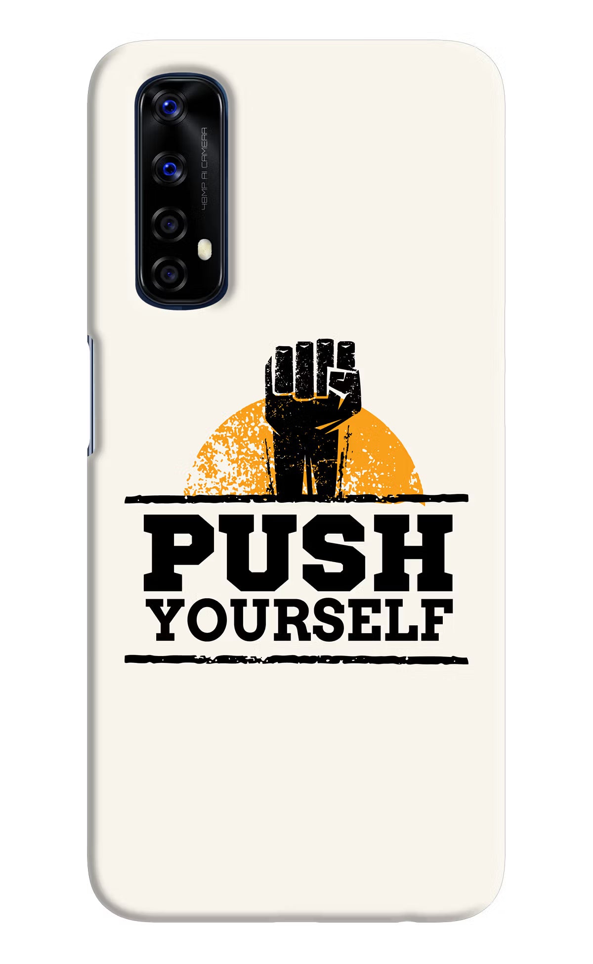 Push Yourself Realme 7/Narzo 20 Pro Hard Case Back Cover by Casekaro