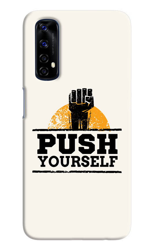 Push Yourself Realme 7/Narzo 20 Pro Hard Case Back Cover by Casekaro